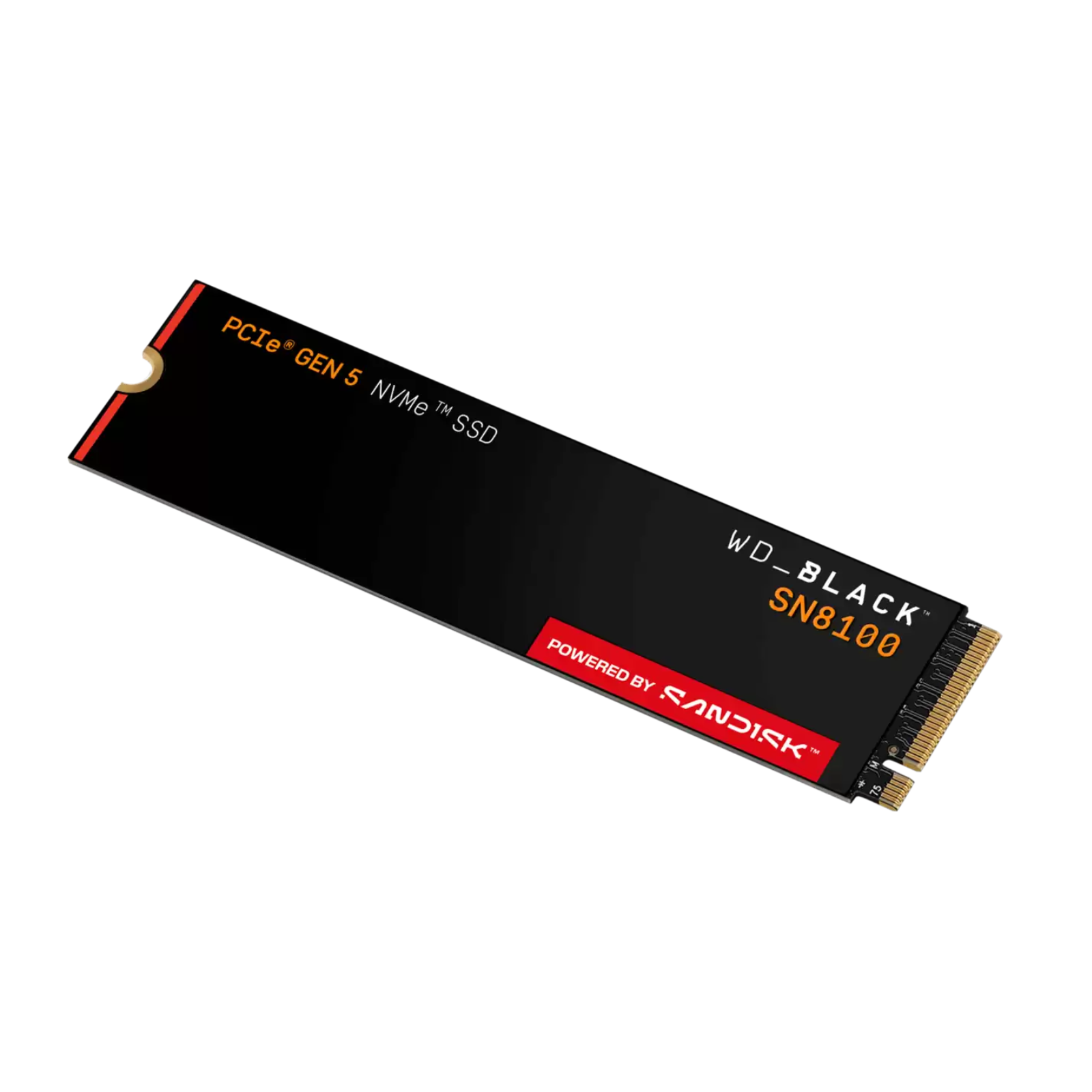 WD BLACK SN8100 NVMe SSD - 1TB. Without Heatsink
