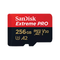 Sandisk Extreme Pro 256GB 4K Video MicroSDXC Card with Adapter